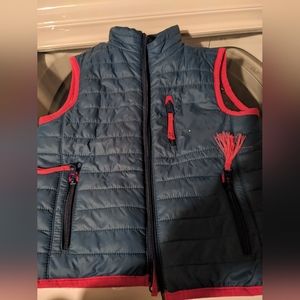 Vineyard Vines Girl's Vest, 3T, blue and pink, guc